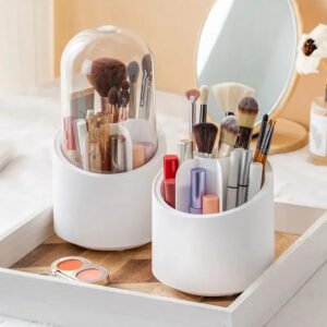 Rotating Makeup Brush Container