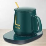 Ceramic Coffee Cup With Automatic Heating Pad