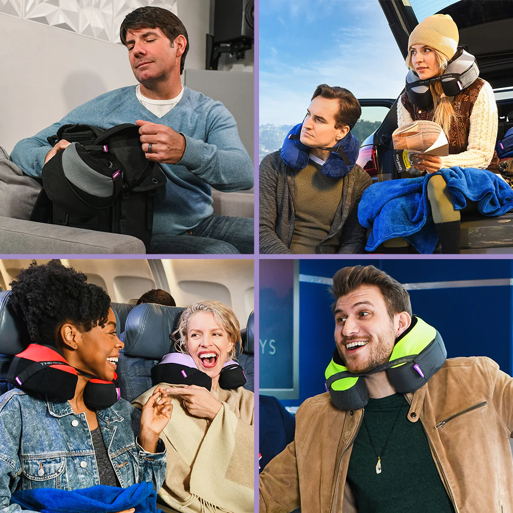 iscover the comfort of travel with SnoozeLoop, your essential neck pillow for journeys long and short.